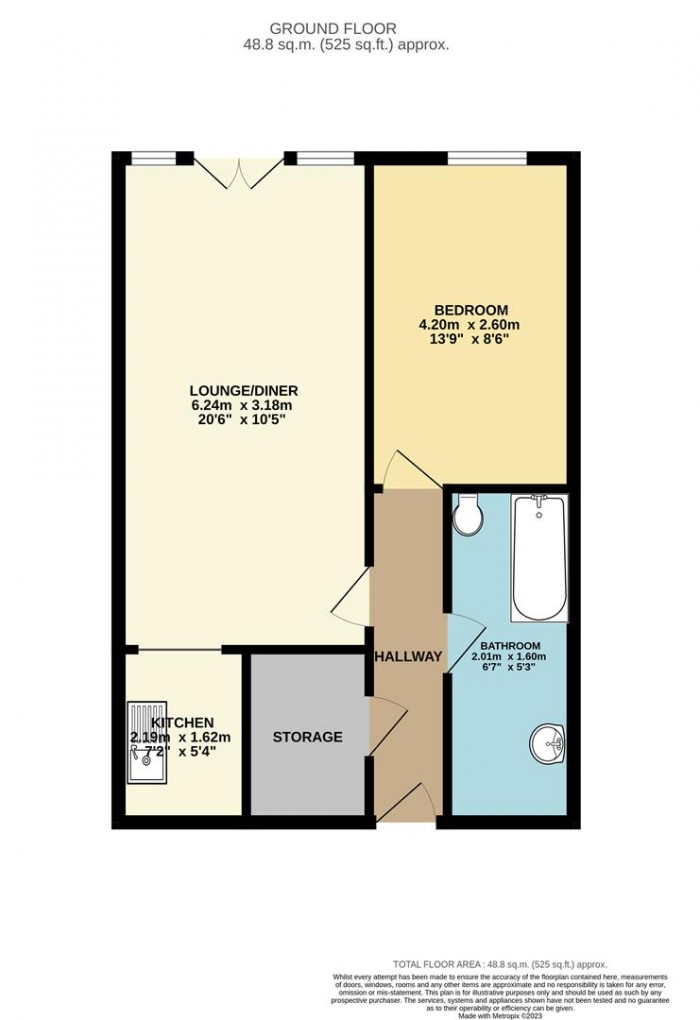 Floorplan for Turners Hill, Waltham Cross