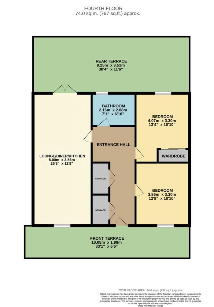 Floorplan for Thornbury Way, London