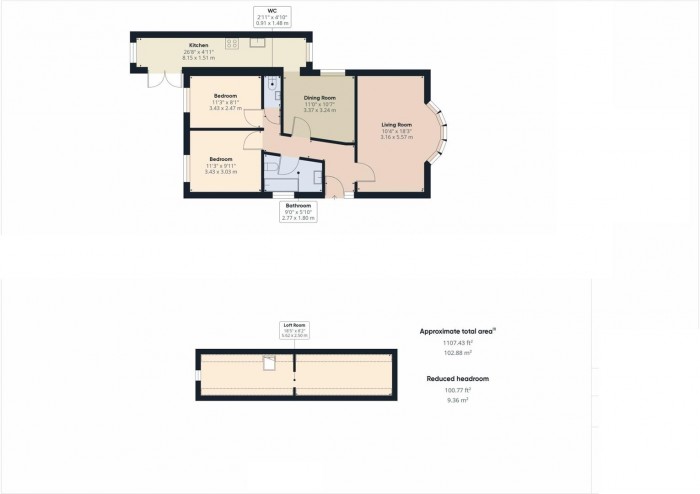 Floorplan for Catherine Road, Enfield