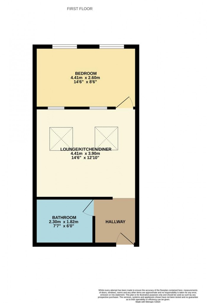 Floorplan for Brunner Road, London