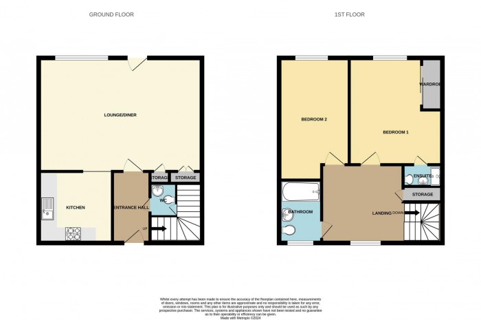 Floorplan for New Pond Street, Newhall