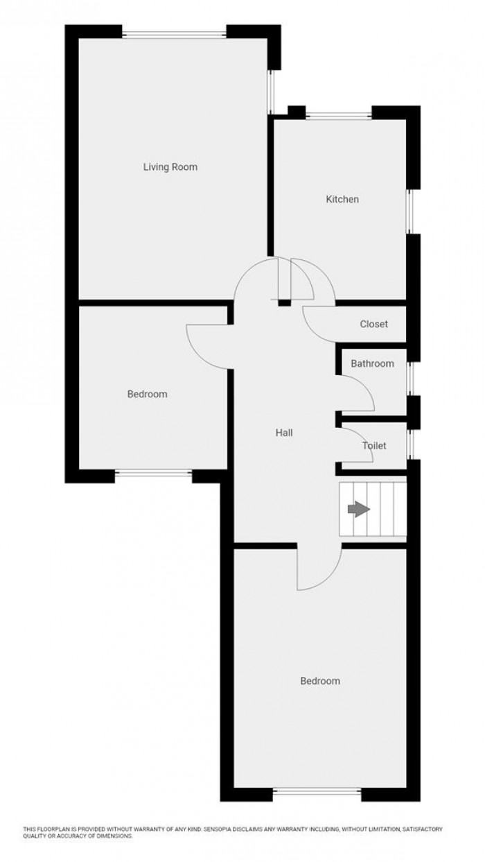 Floorplan for Queens Grove Road, London