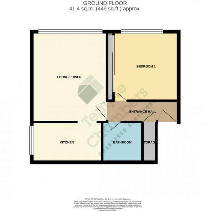 Floorplan for Waterhouse Moor, Harlow