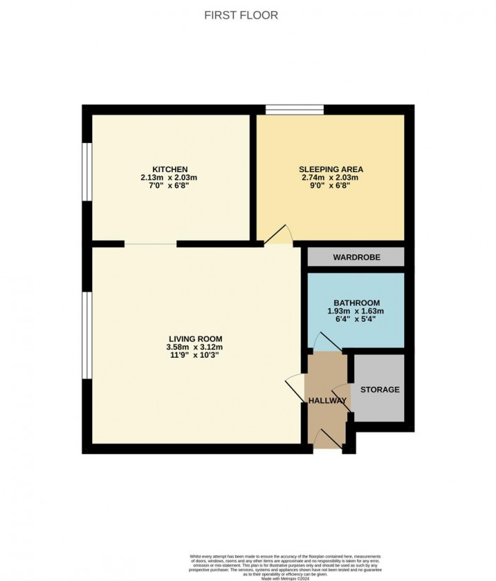 Floorplan for Magpie Close, Enfield