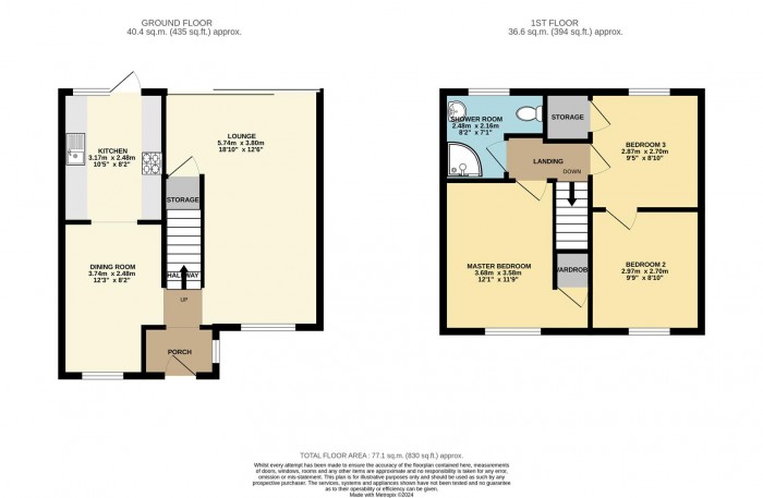 Floorplan for Abbotsweld, Harlow