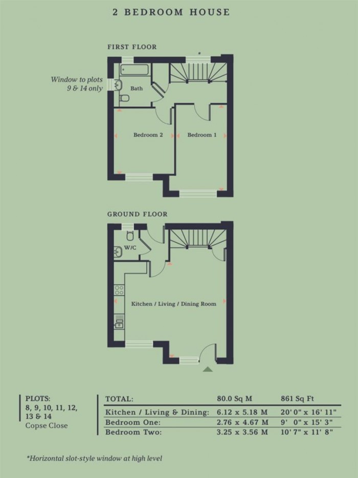 Floorplan for Copse Close, Enfield