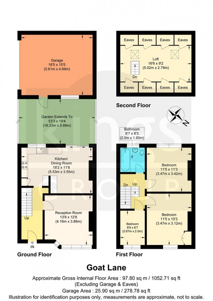 Floorplan for Goat Lane, Enfield