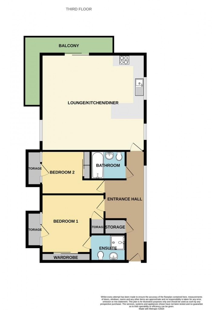 Floorplan for New Pond Street, Newhall