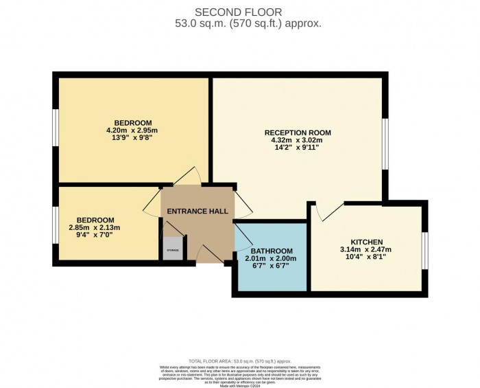 Floorplan for Gillards Mews, London