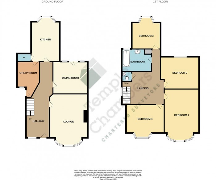 Floorplan for Harlech Road, London