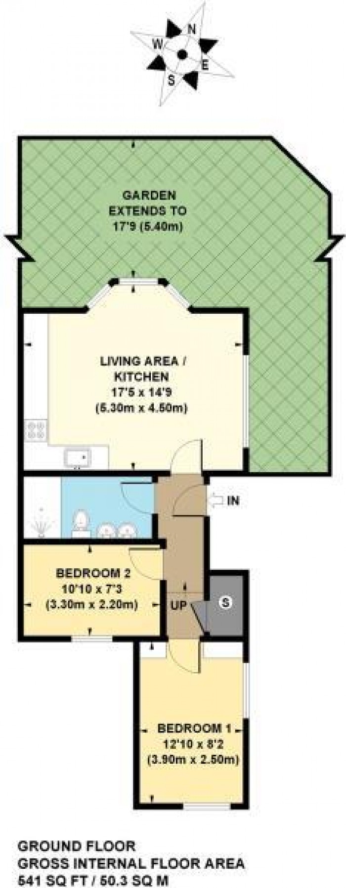 Floorplan for Moulins Road, London