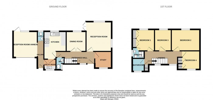 Floorplan for Whieldon Grange, Church Langley, Harlow