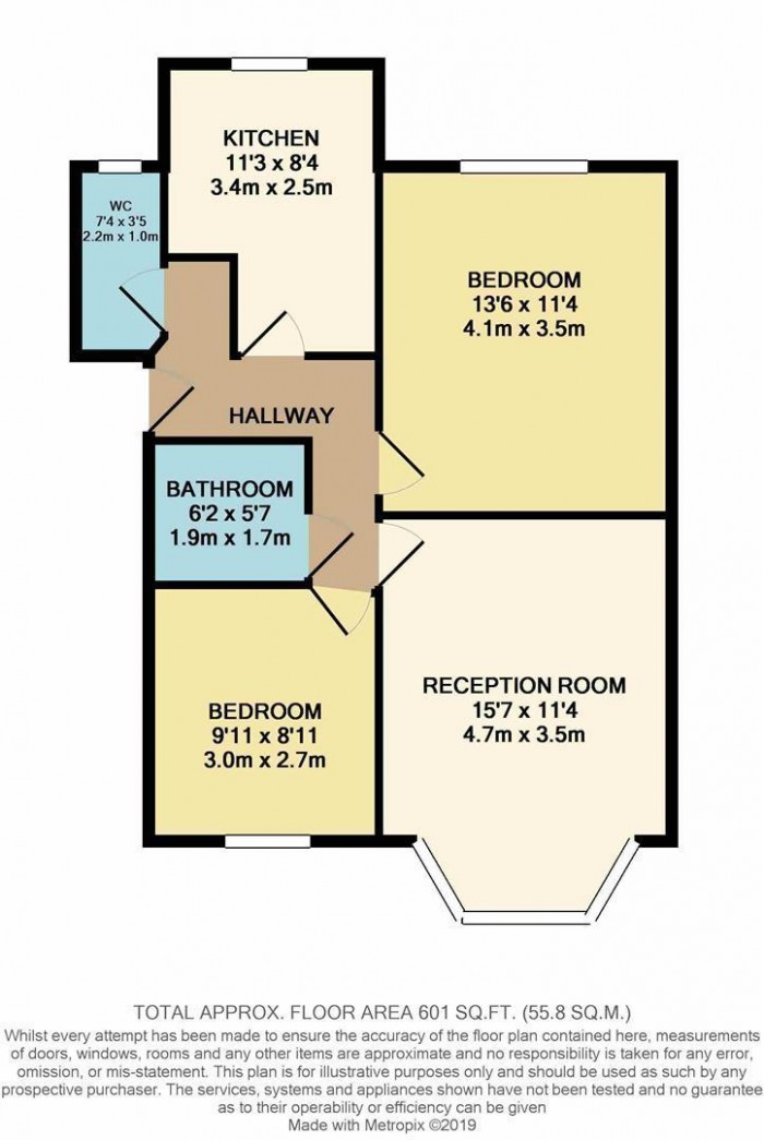 Floorplan for Woodford New Road, London