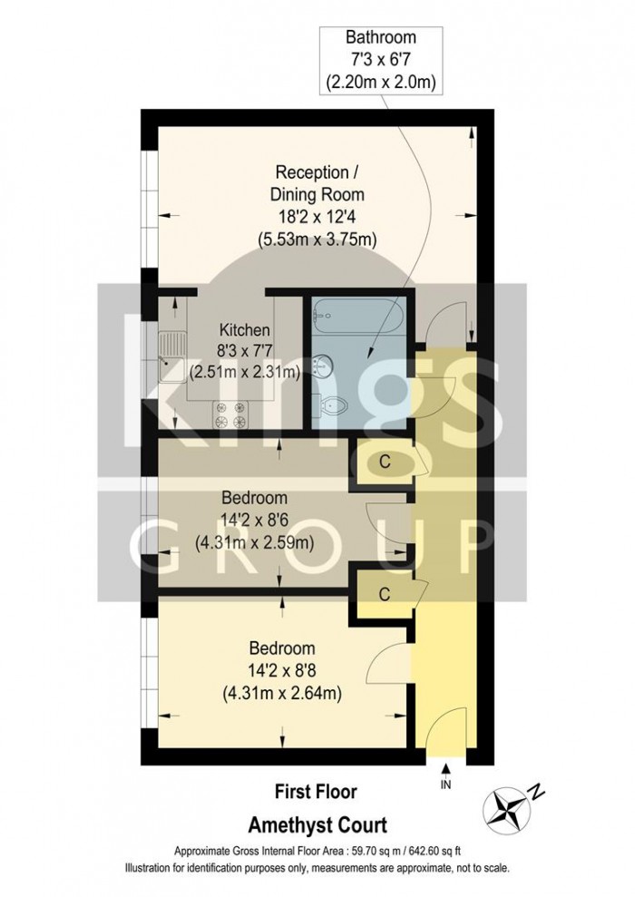 Floorplan for Amethyst Court, Enstone Road