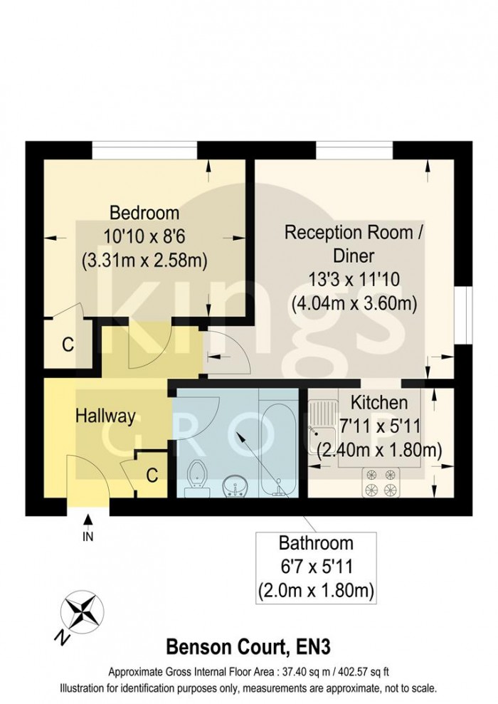 Floorplan for Harston Drive, Enfield