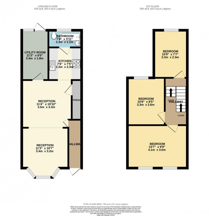 Floorplan for Town Road, Edmonton, N9