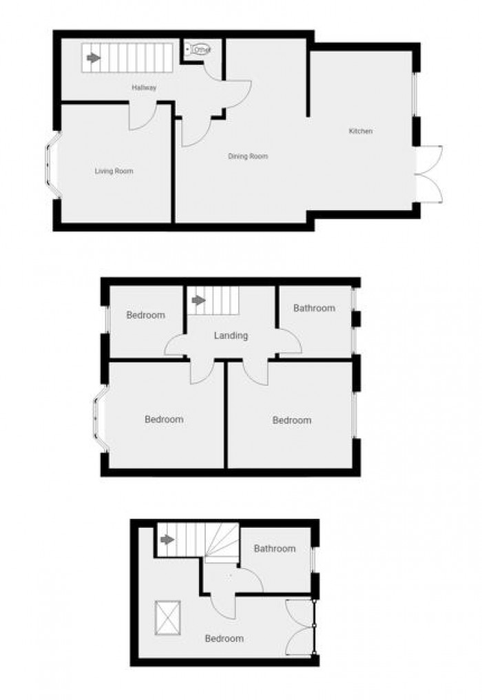 Floorplan for Cherrydown Avenue, London