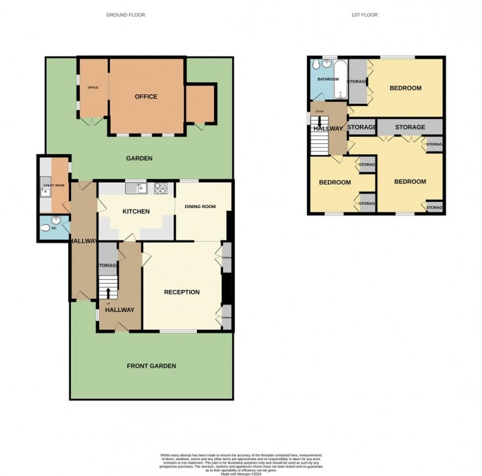 Floorplan for Lonsdale Drive, Enfield