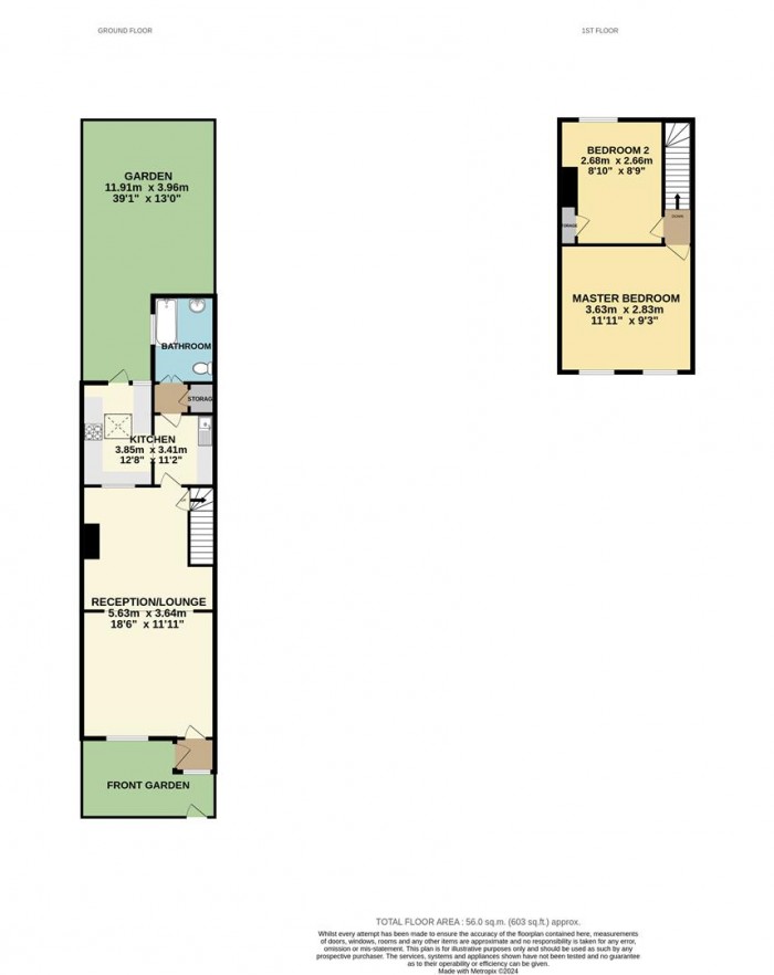 Floorplan for Farrant Avenue, London