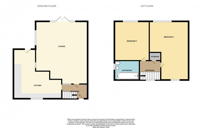 Floorplan for Pentrich Avenue, Enfield