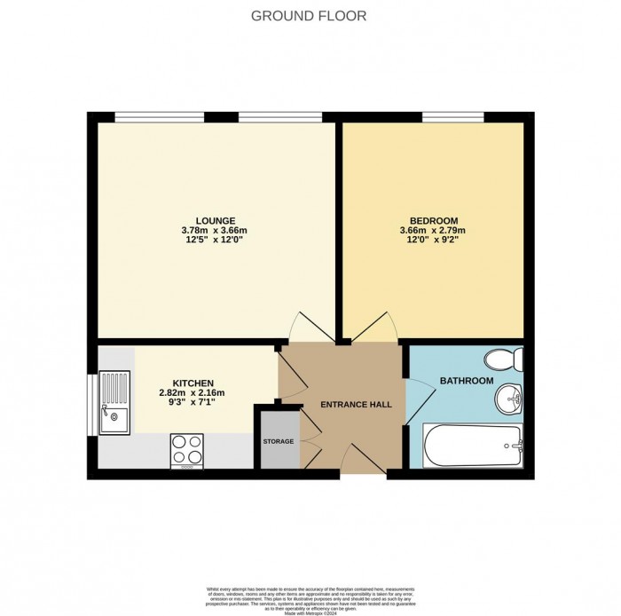 Floorplan for Grenwich Court, Parkside, Waltham Cross