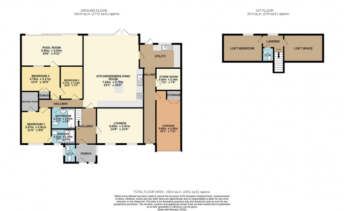 Floorplan for Paddock Mead, Harlow