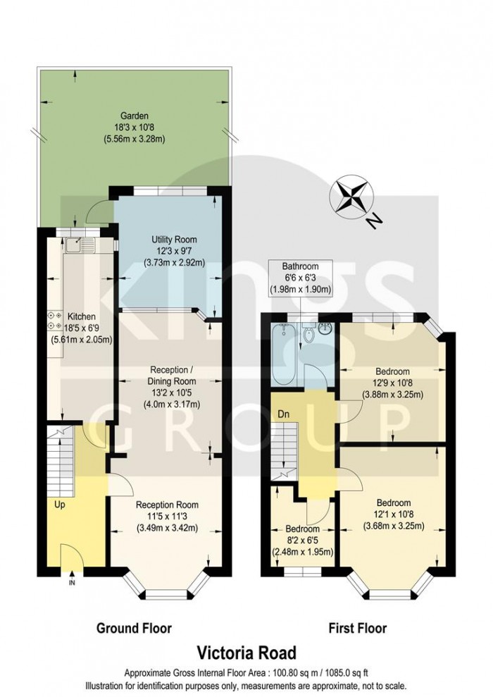 Floorplan for Victoria Road, Edmonton, N9