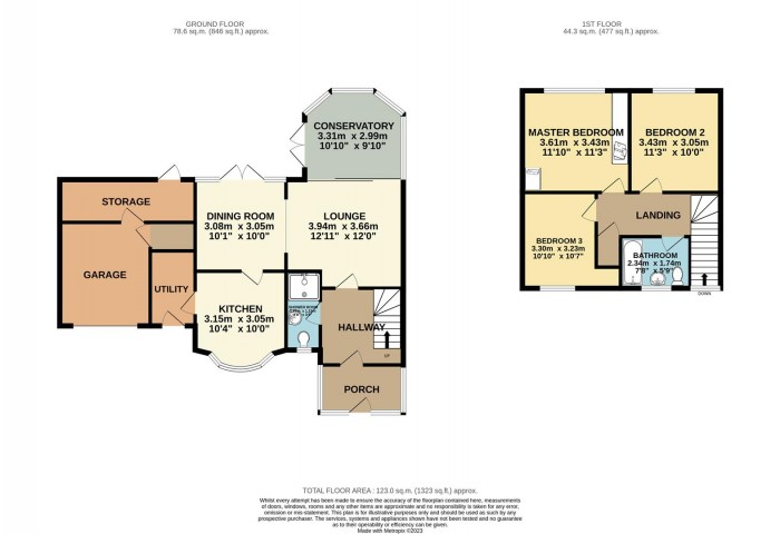 Floorplan for Brook Lane Field, Harlow