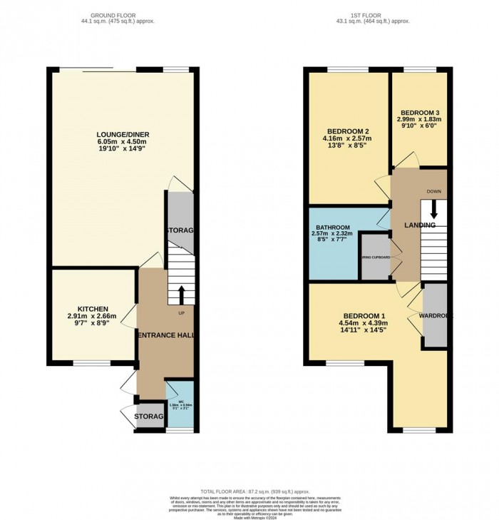 Floorplan for Riversmeet, Hertford