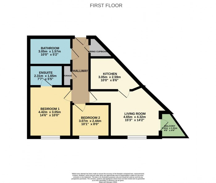 Floorplan for Orton Grove, Enfield