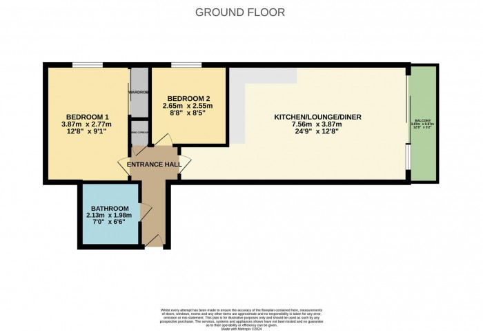 Floorplan for Smeaton Court, Hertford