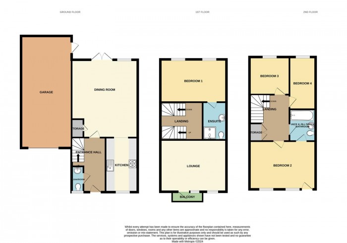 Floorplan for Magpie Road, Newhall, Harlow