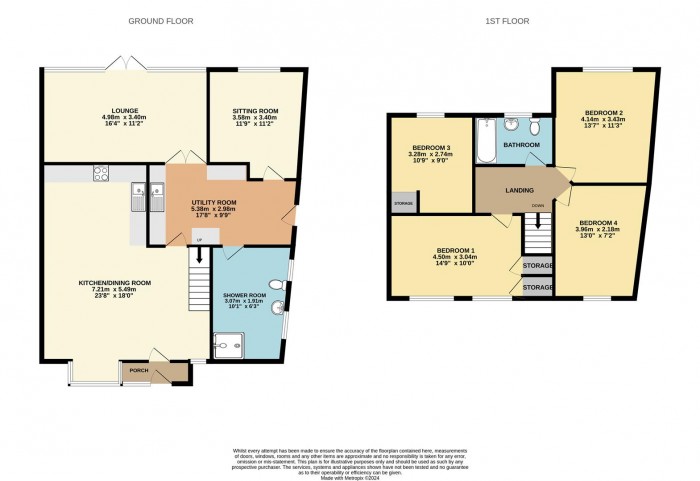 Floorplan for Hampden Crescent, Cheshunt, Waltham Cross