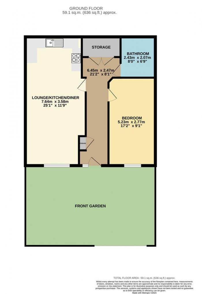 Floorplan for Thornbury Way, London