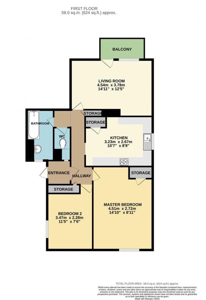 Floorplan for Remington Road, London