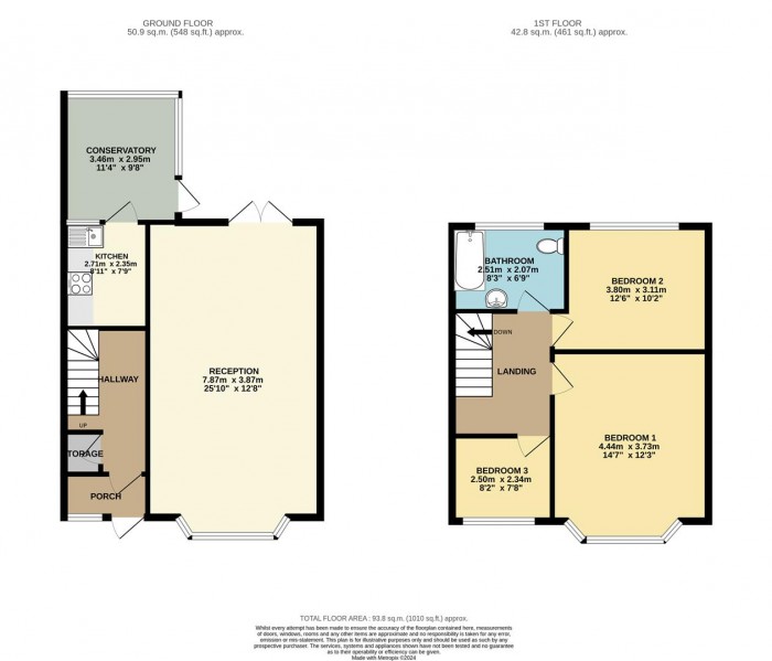 Floorplan for Boundary Road, London