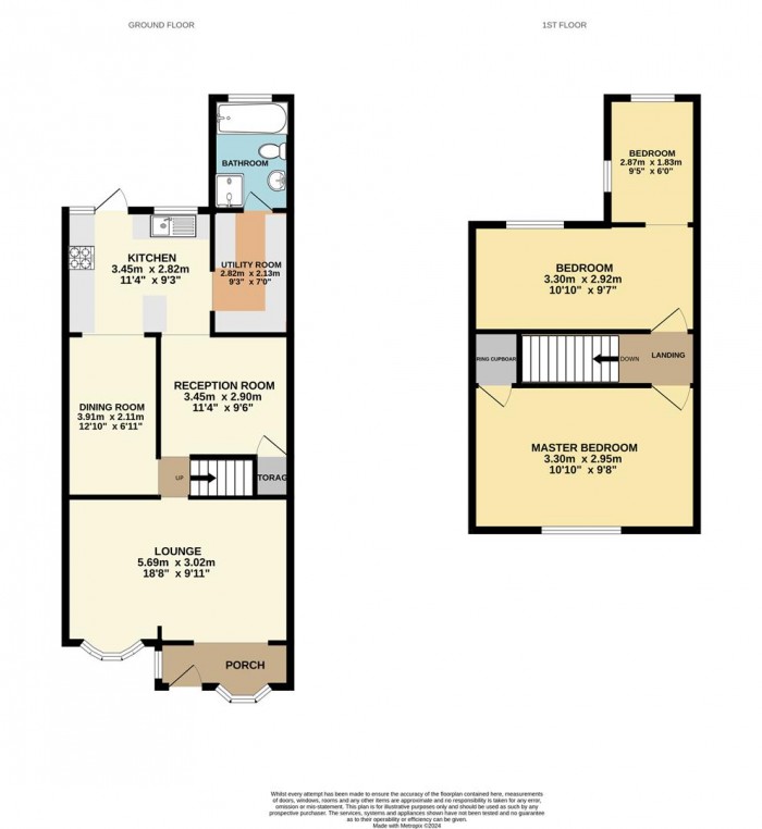 Floorplan for Cuffley Hill, Goffs Oak, Waltham Cross