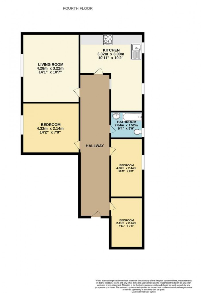 Floorplan for Homerton High Street, London