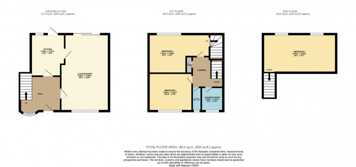 Floorplan for Finchmoor, Harlow