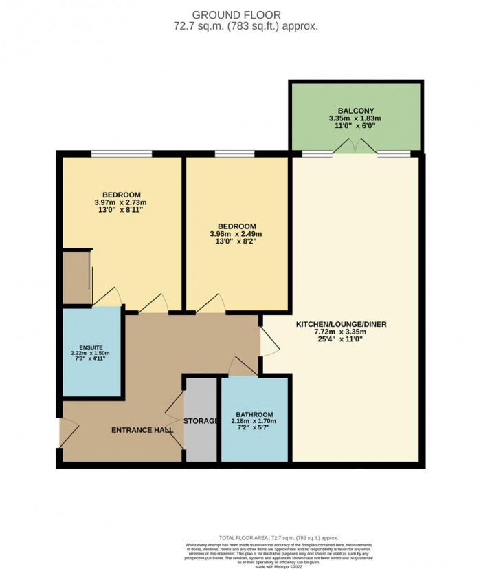 Floorplan for Vellum Court, London