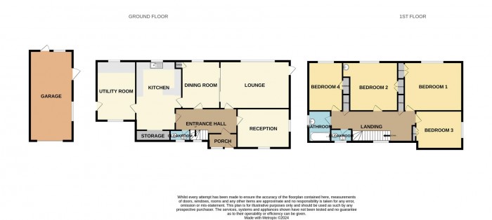 Floorplan for Wrights Green Lane, Little Hallingbury