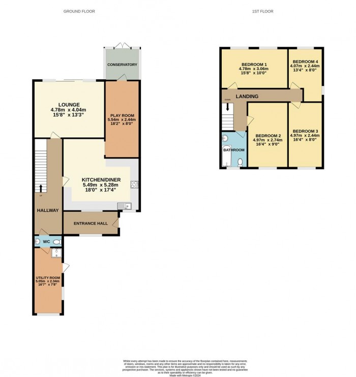 Floorplan for Dickson, Cheshunt, Waltham Cross