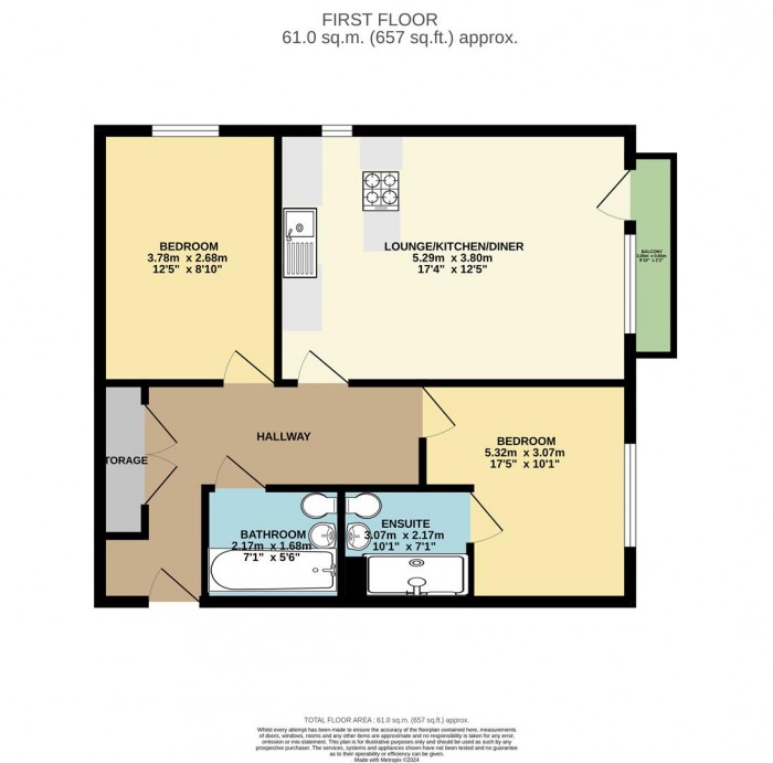 Floorplan for Vellum Court, Hillyfield, London