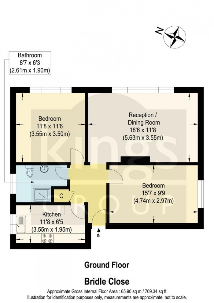 Floorplan for Bridle Close, Enfield (Chain Free)