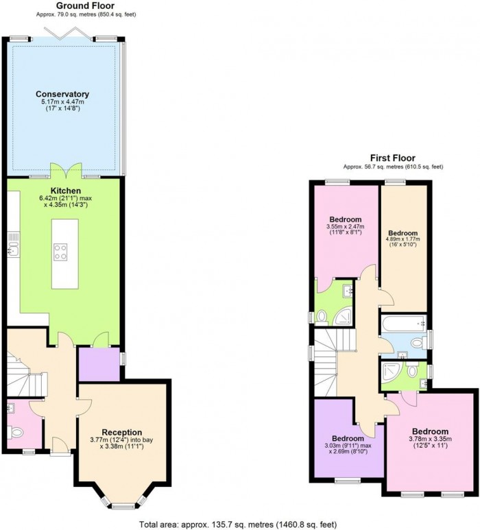 Floorplan for Freta Road, Bexleyheath