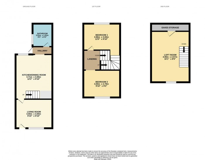 Floorplan for Barrowell Green, London