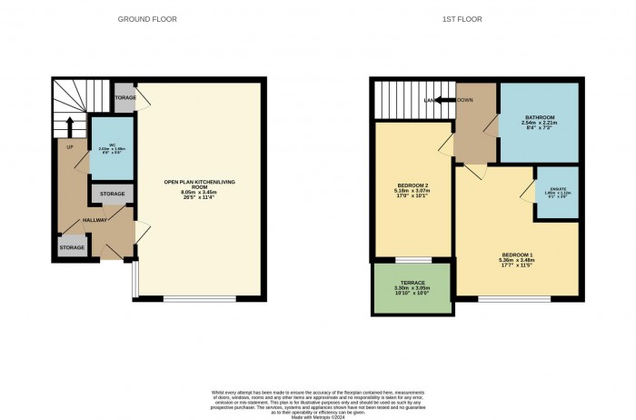 Floorplan for Melling Drive, Enfield