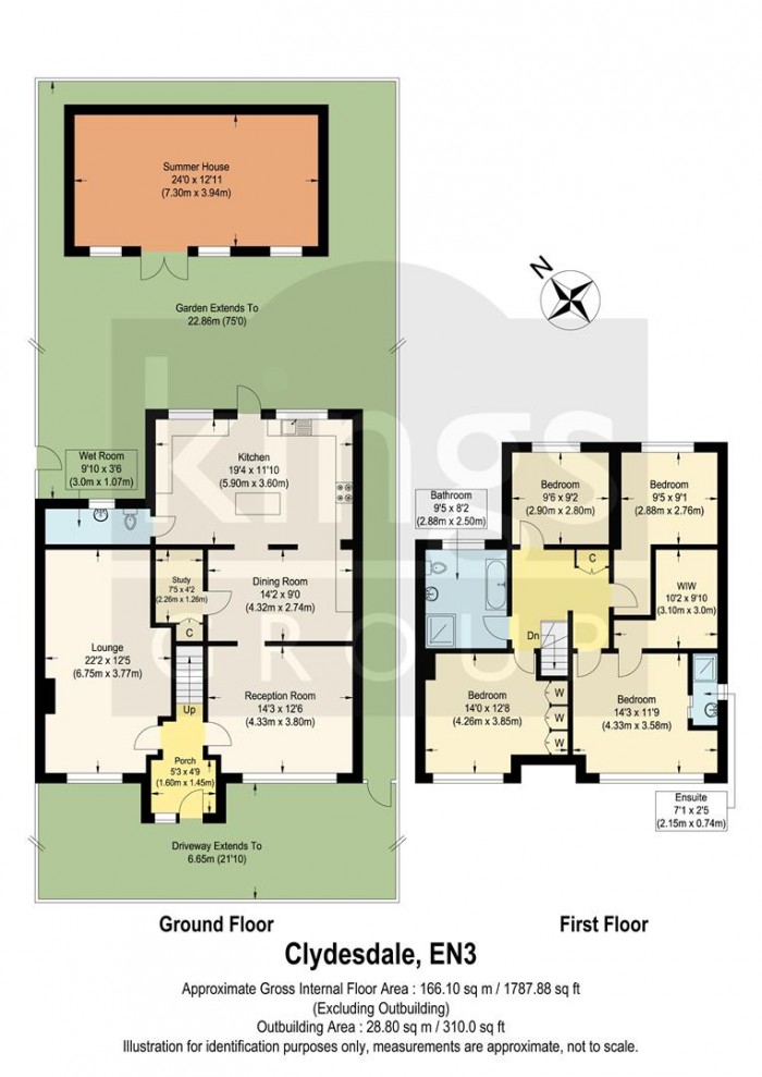 Floorplan for Clydesdale, Enfield