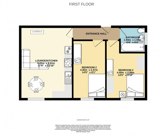 Floorplan for Alexandra Road, Newhall, Harlow