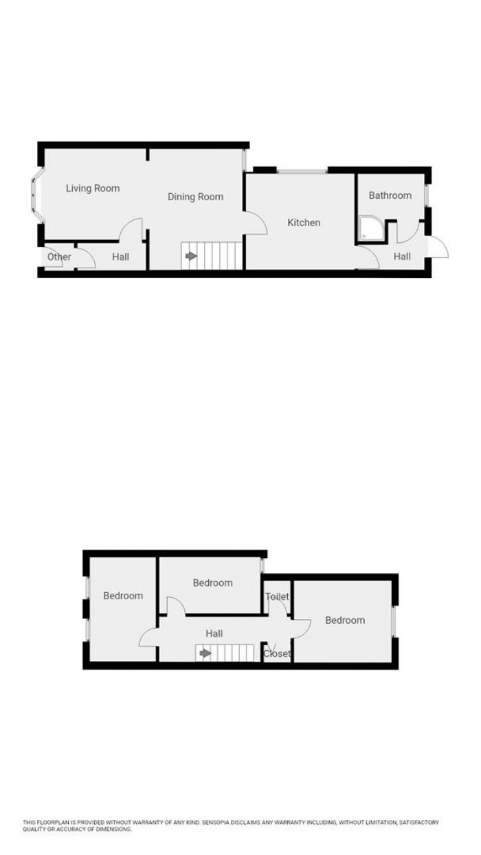 Floorplan for Sinclair Road, London